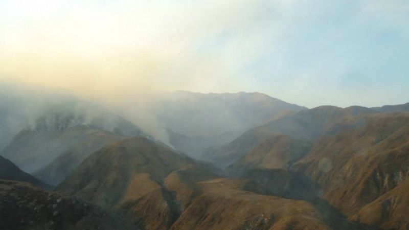 Controlaron el incendio forestal en Andalgalá