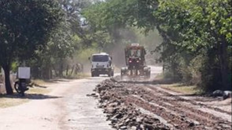 Repavimentación de la calle Crisanto Gómez