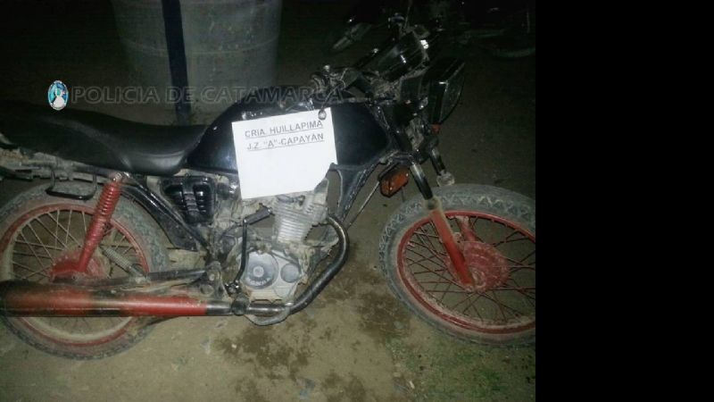 Recuperan moto robada en 2010