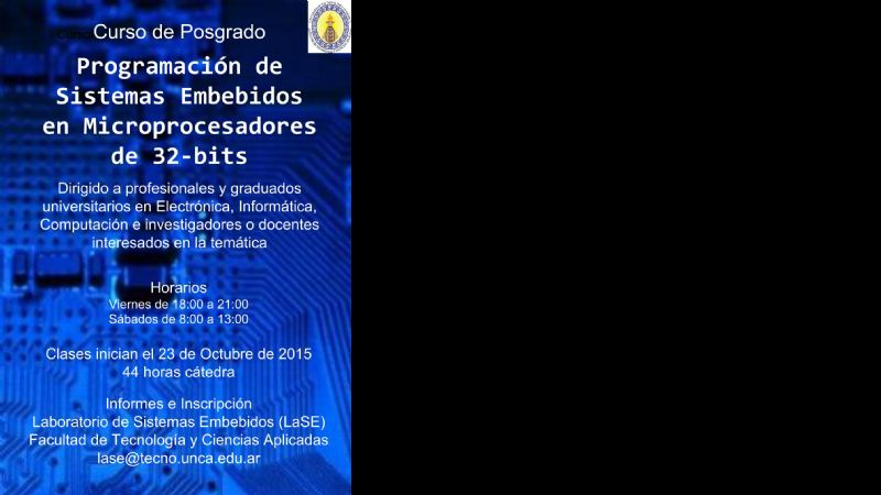 Curso de programación de sistemas embebidos en microprocesadores
