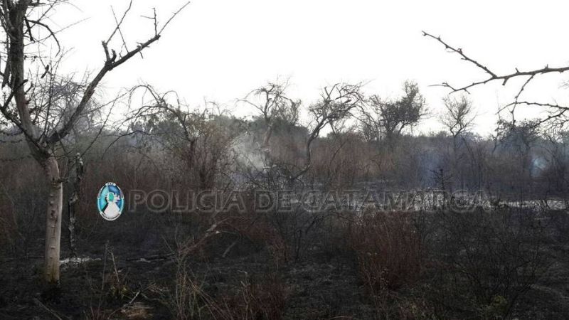 Voraz incendio en Los Altos