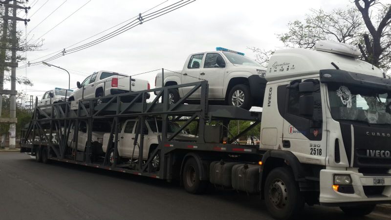 Llegaron los móviles nuevos para la Policía