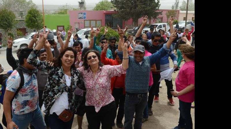 Intenso despliegue de Lucía Corpacci en el Norte de Belén y Santa María