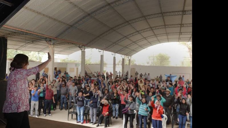 Intenso despliegue de Lucía Corpacci en el Norte de Belén y Santa María