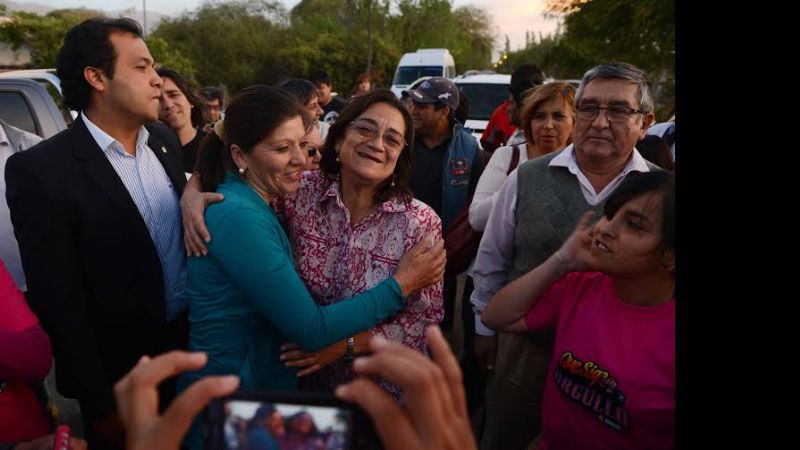 Intenso despliegue de Lucía Corpacci en el Norte de Belén y Santa María