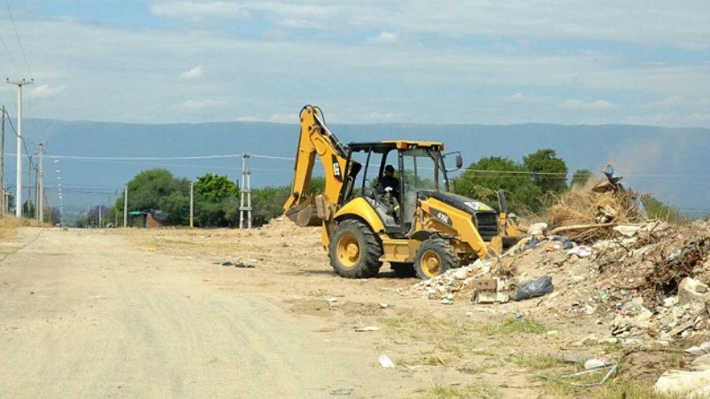 Operativo de limpieza en el Oeste de la Capital