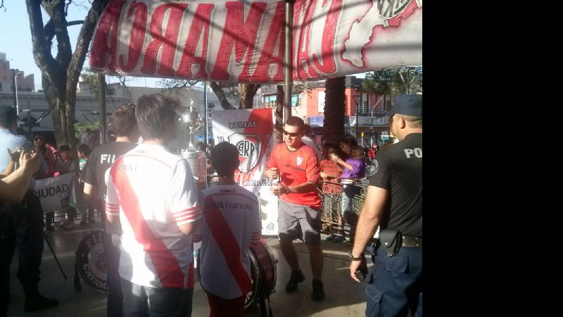 La “rivermanía” estalló con la “Libertadores” en Catamarca