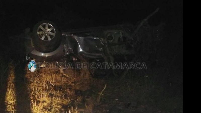 Violento vuelco en la Circunvalación