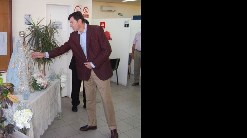 La Virgen del Valle visita a los trabajadores de la EC SAPEM