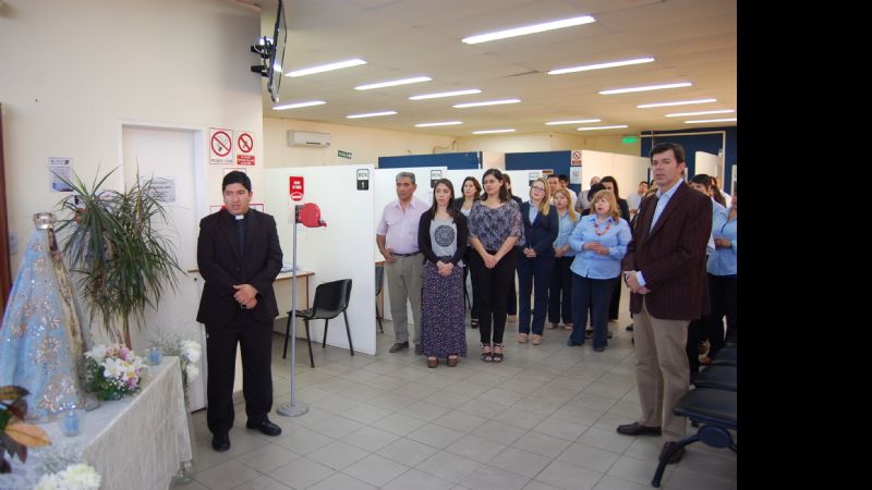 La Virgen del Valle visita a los trabajadores de la EC SAPEM
