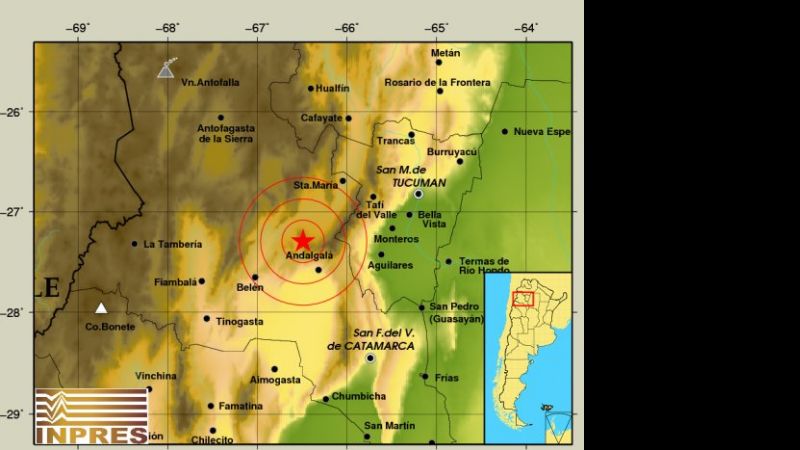 Leve temblor a la siesta