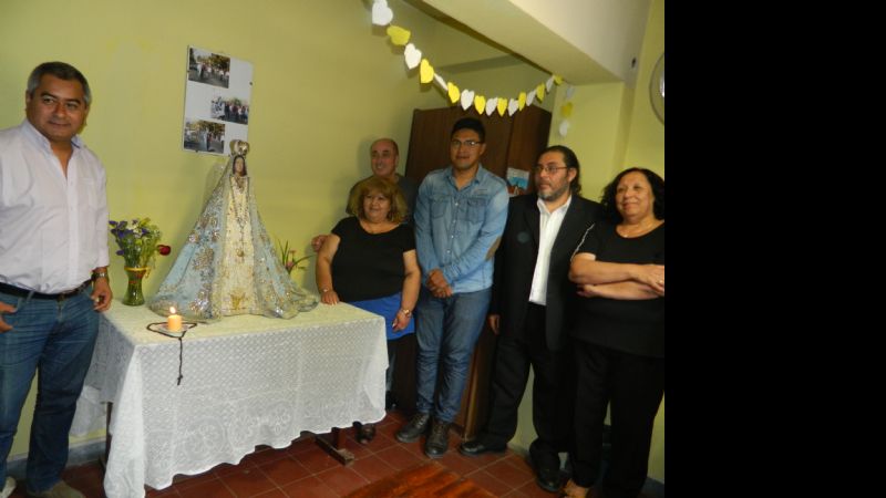 Radio Capital recibió la visita de la Virgen Morena