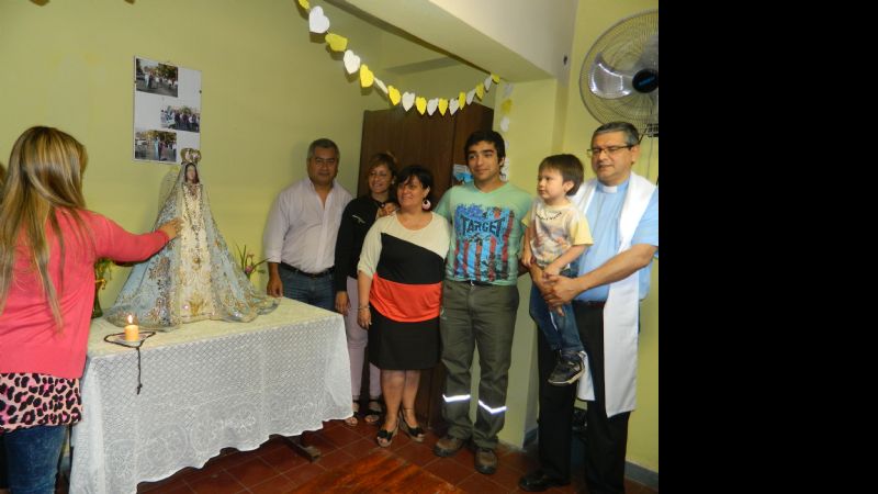 Radio Capital recibió la visita de la Virgen Morena