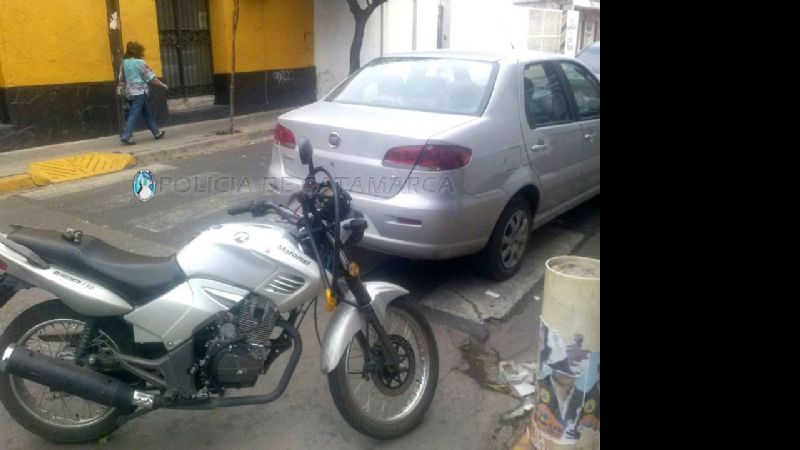 Colisionaron un auto y una moto