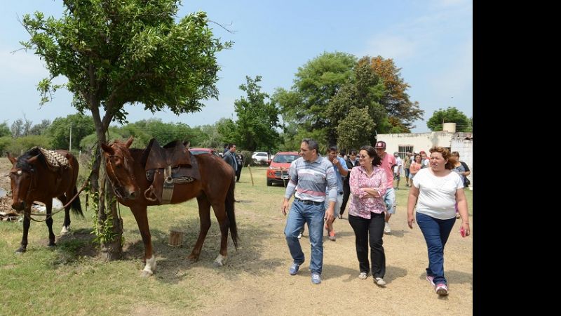 La Gobernadora visitó a los jóvenes de una granja de rehabilitación