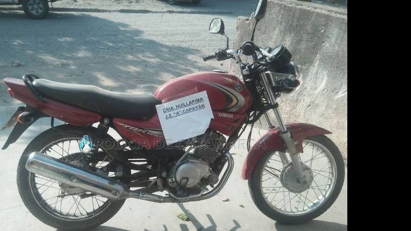 Encuentran en Capayán moto robada en 2012 en La Rioja
