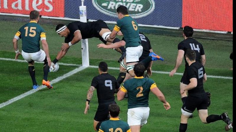 Los All Blacks vencieron 20-18 a Sudáfrica y son finalistas