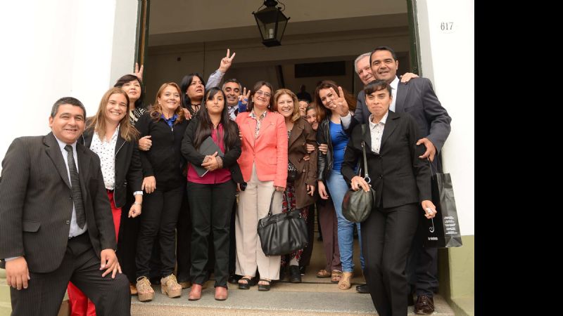 Después del triunfo, Lucía trabaja en Casa de Gobierno