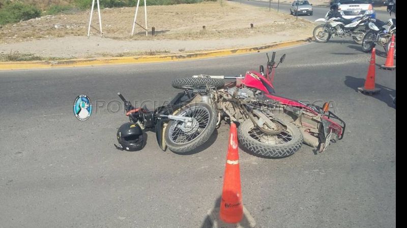 Colisionaron dos motos