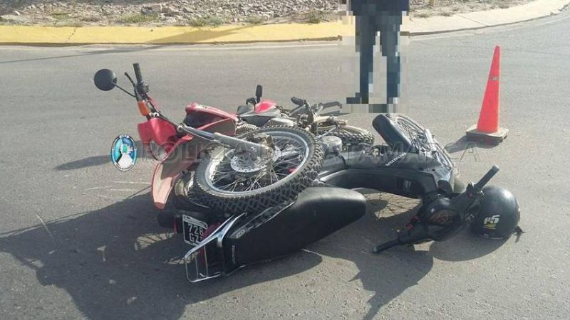 Colisionaron dos motos