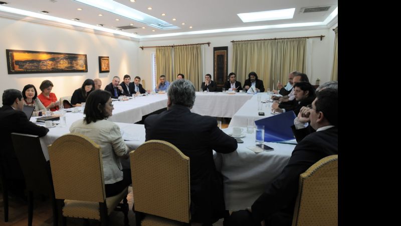 Lucía reunió a su gabinete