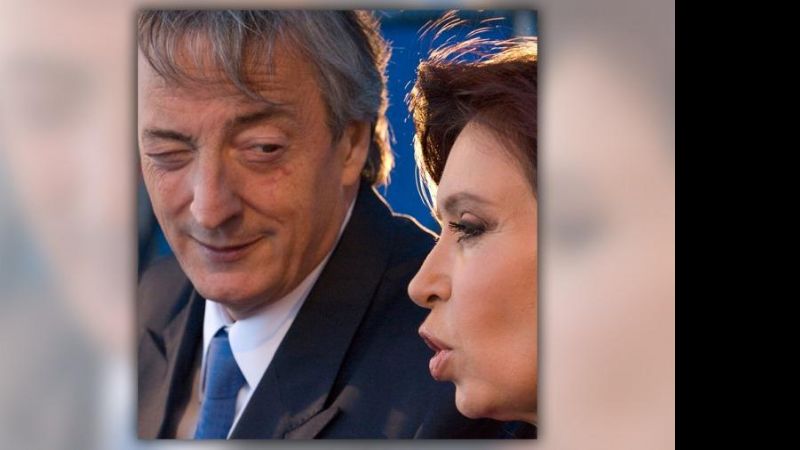 Cristina, y una foto para recordar a Néstor Kirchner