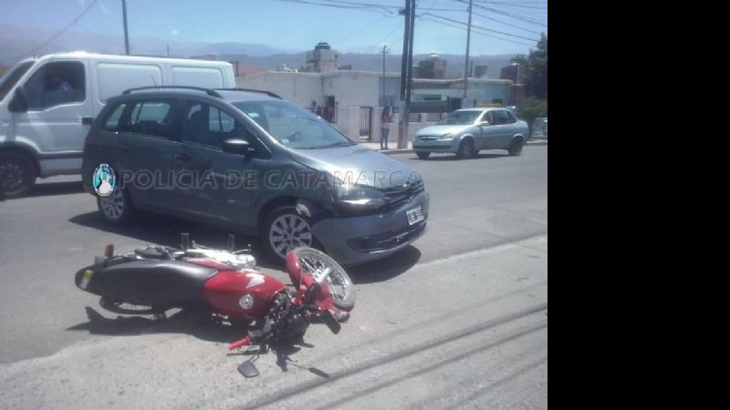 Accidente en avenida Virgen del Valle