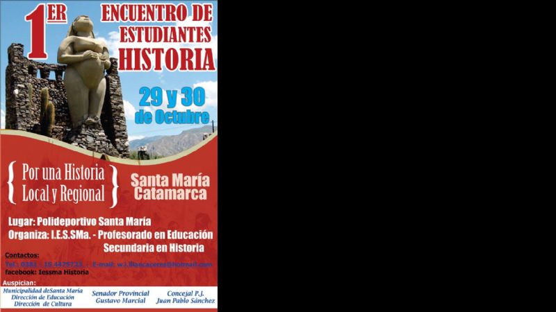 1° Encuentro Provincial de Estudiantes de Historia
