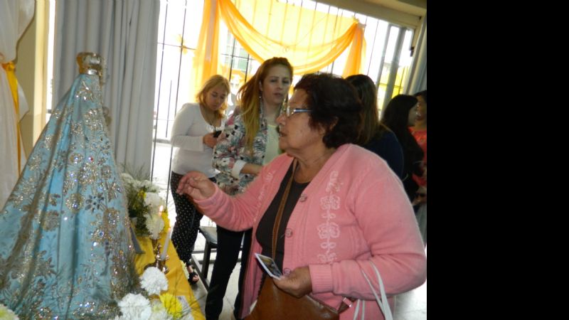 La Virgen visitó la Administración General de Asuntos Previsionales