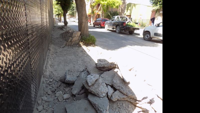 Sigue el plan para mejorar  las veredas del microcentro