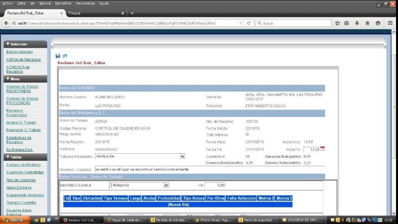 Aclaración sobre el agua potable en Pirquitas