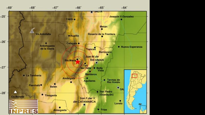 Leve temblor este sábado