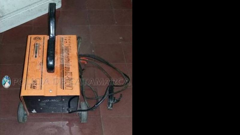 Secuestran una máquina soldadora