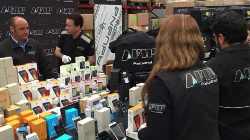 AFIP desactivó un contrabando de productos electrónicos