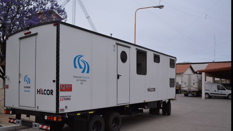 Vialidad Nacional adquirió moderna casilla rodante