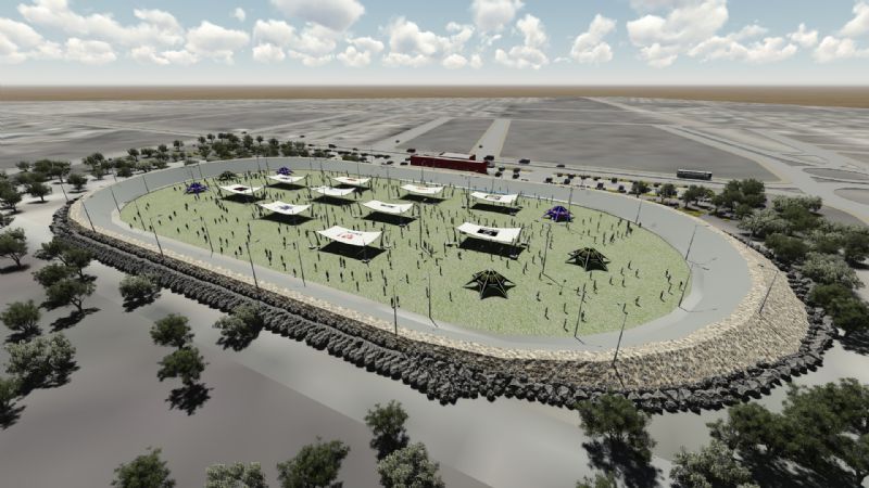 El domingo la pista de ciclismo tendrá su primera competencia