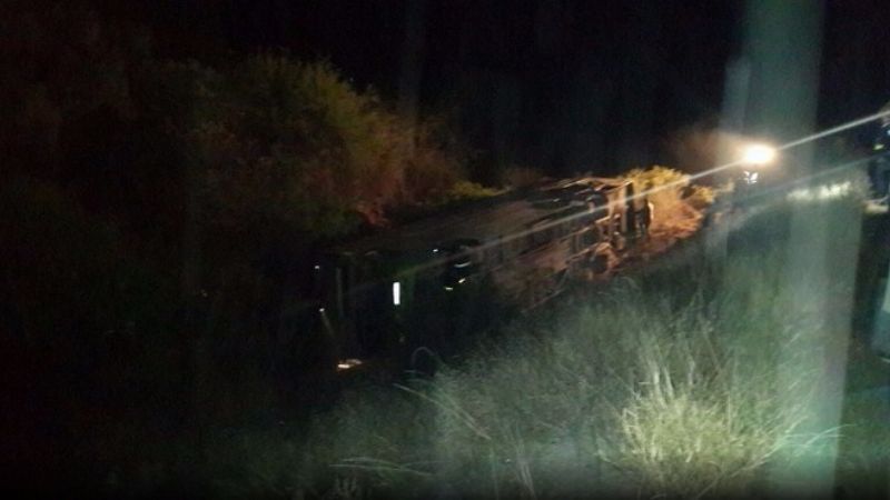 Volcó un colectivo: hay 5 personas con heridas graves