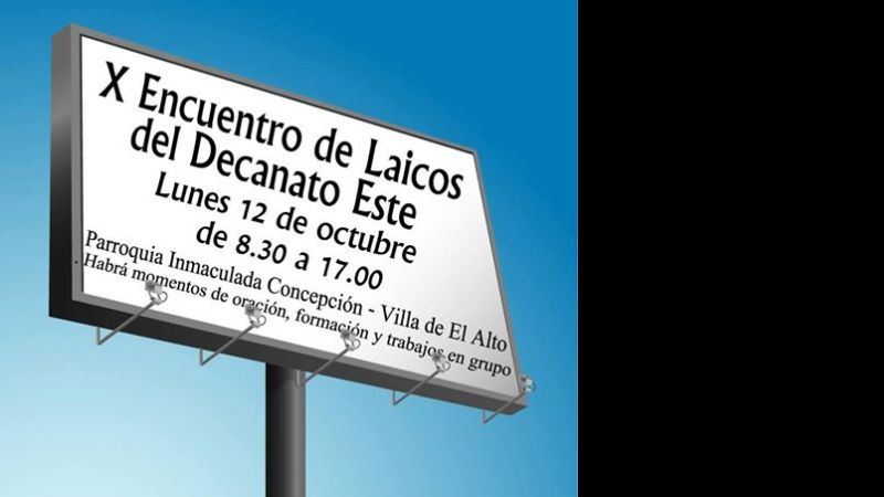 Se realizará X Encuentro de Laicos del Decanato Este