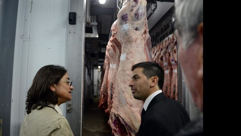 Corpacci recorrió la planta de Natilla en El Pantanillo