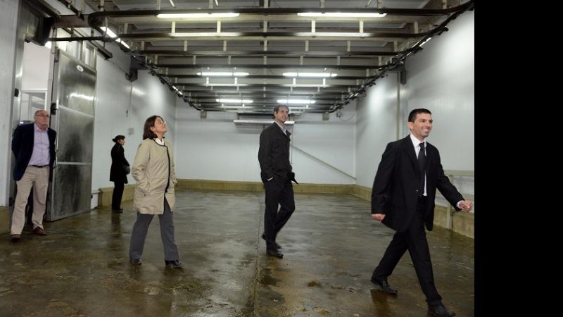 Corpacci recorrió la planta de Natilla en El Pantanillo