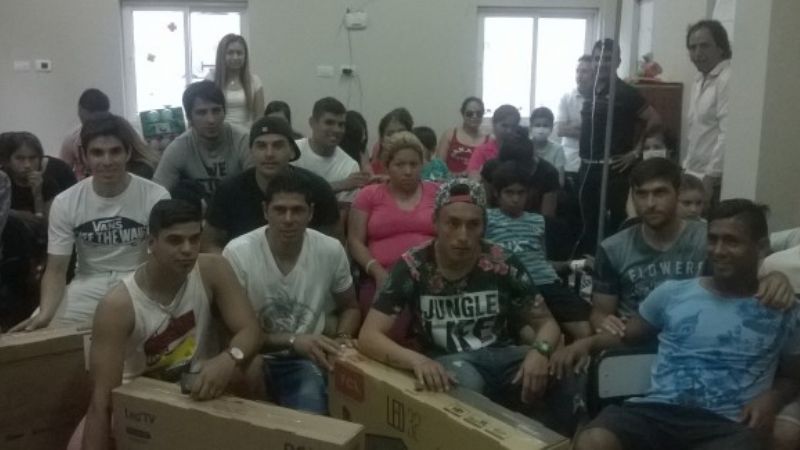 Gesto solidario de los jugadores de San Lorenzo con el Hospital de Niños
