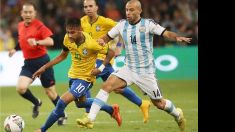 Argentina, con notorias ausencias, ante el Brasil de Neymar