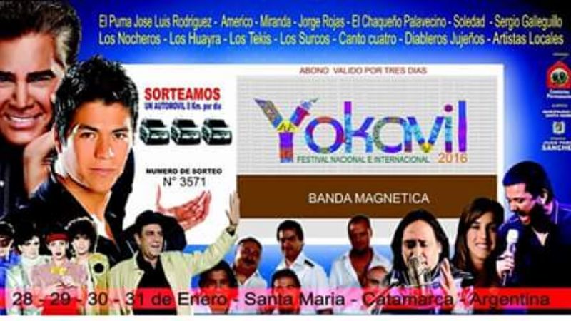 Desmienten cartelera para el Festival del Yokavil
