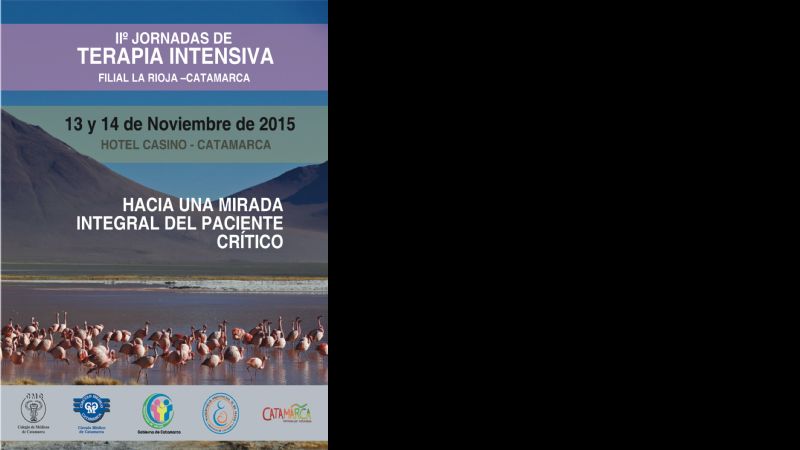 Catamarca será sede de las 2das. Jornadas de Terapia Intensiva