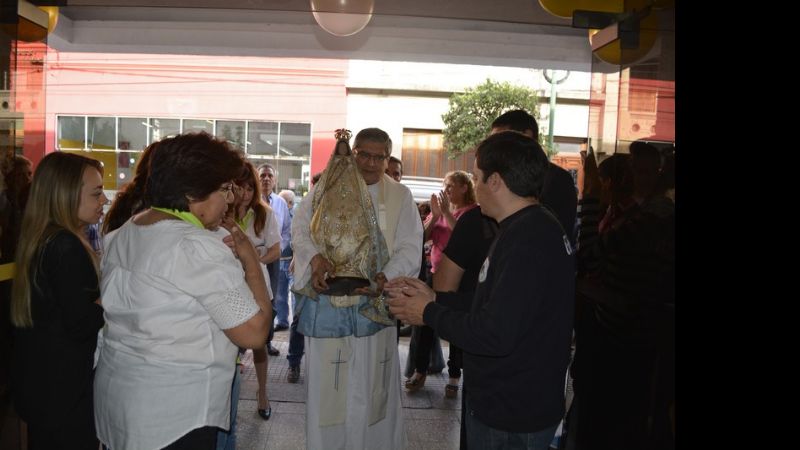 La Virgen del Valle visitó la Municipalidad de SFVC
