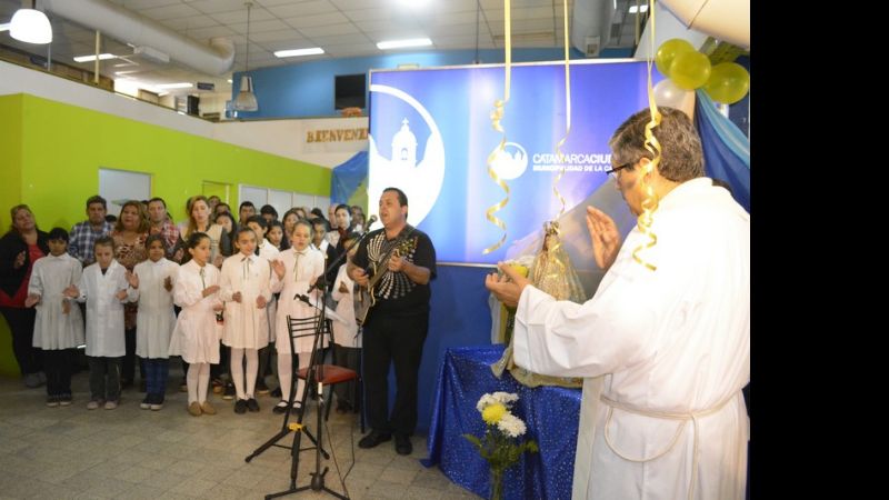 La Virgen del Valle visitó la Municipalidad de SFVC