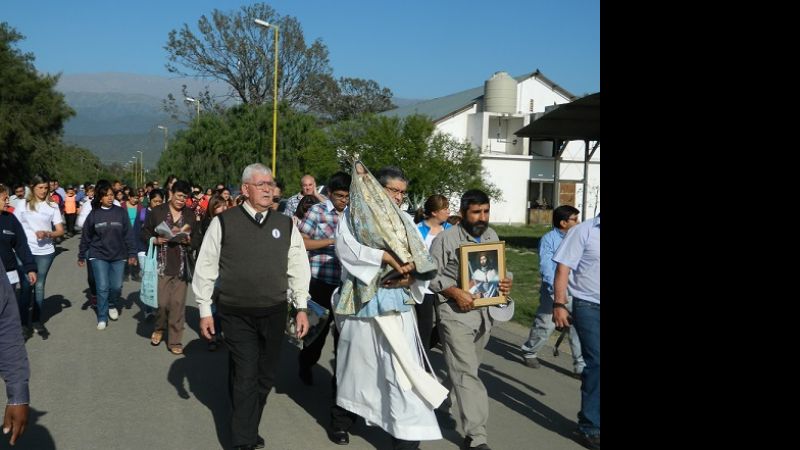 El CAPE vivió una fiesta con  la visita de la Virgen del Valle