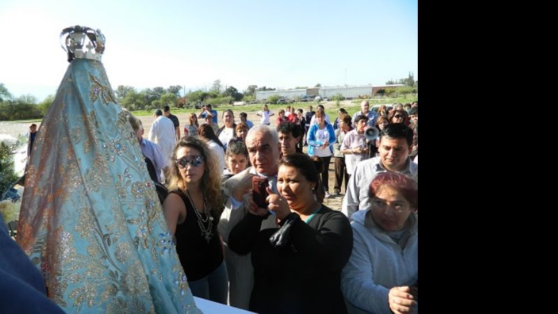 El CAPE vivió una fiesta con  la visita de la Virgen del Valle