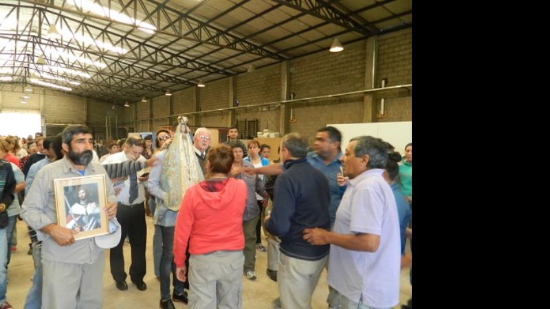 El CAPE vivió una fiesta con  la visita de la Virgen del Valle