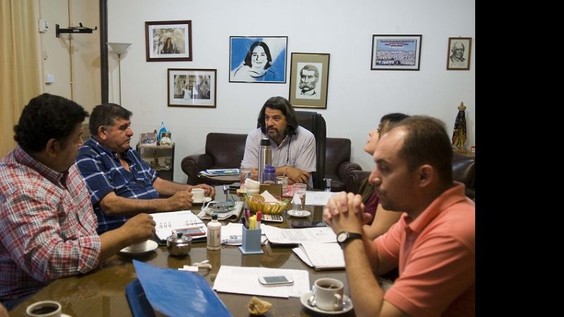 Ariza se reunió con los gremialistas de ATECA